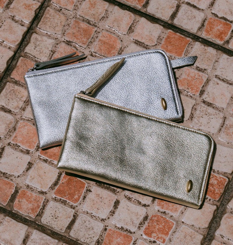 L Zip Wallet | 「眩（Gen）」華やかな輝きを纏ったコンパクト長財布