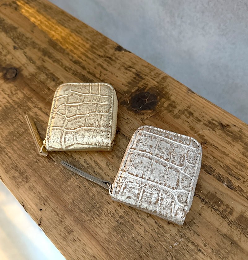 Coin Case (Croco embossed) クロコ型押しコインケース　 - Coquette Online Shop