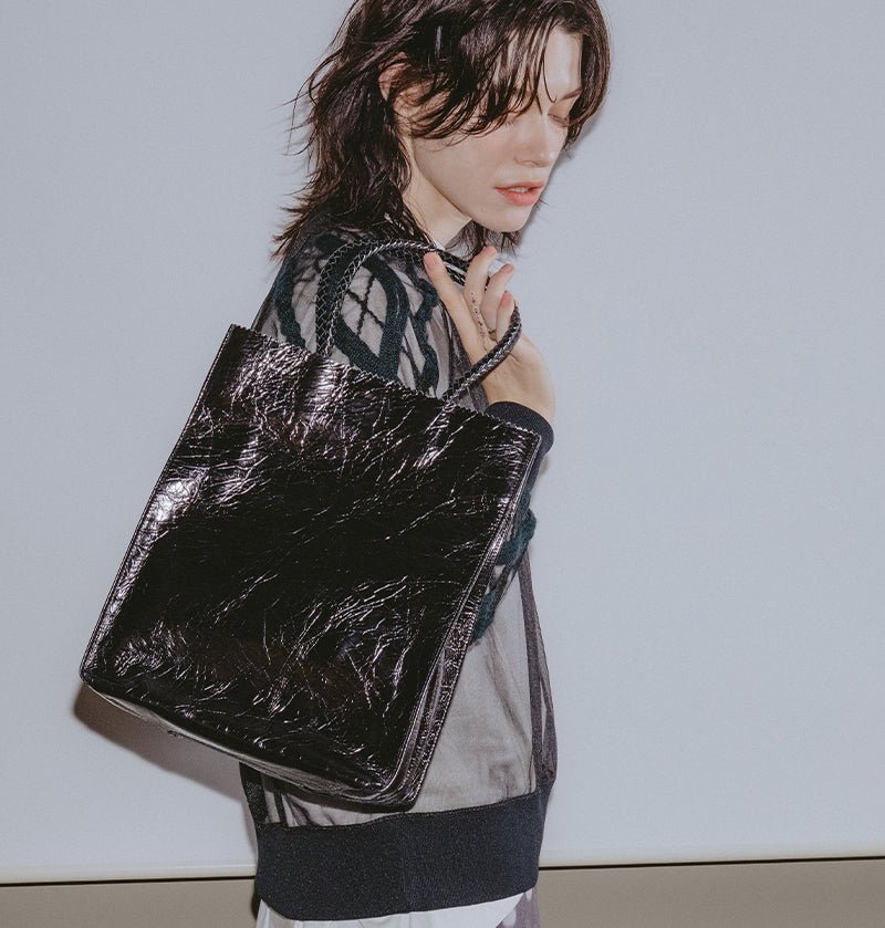 Leather TOTE レザートート（シャイニー） - Coquette Online Shop
