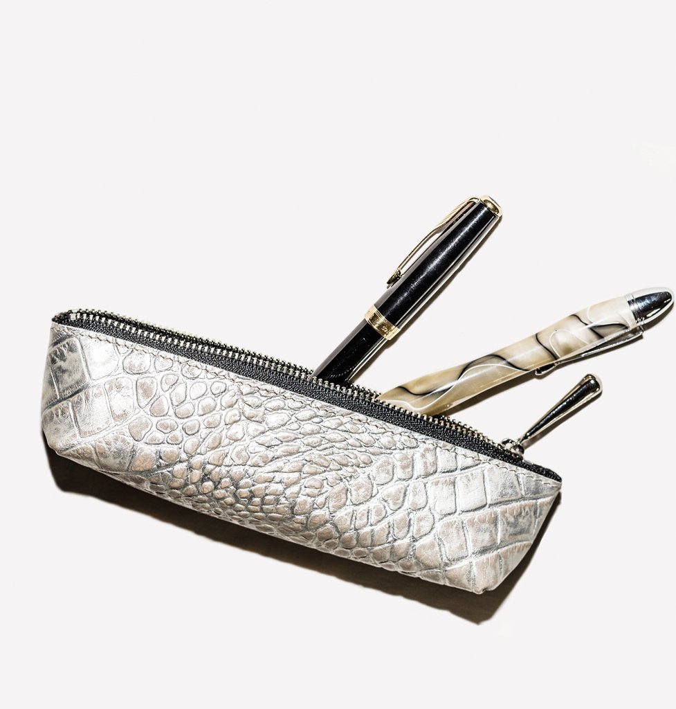Pen Case (Croco embossed)
