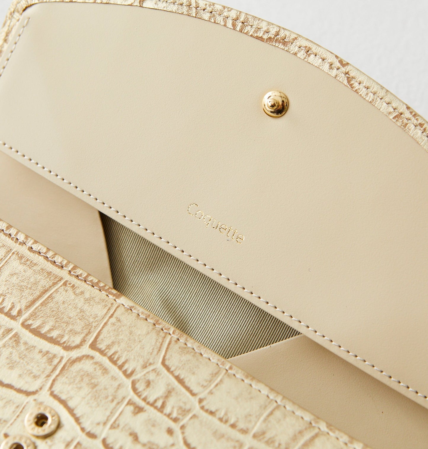 Long Garcon (Croco embossed） - Coquette Online Shop