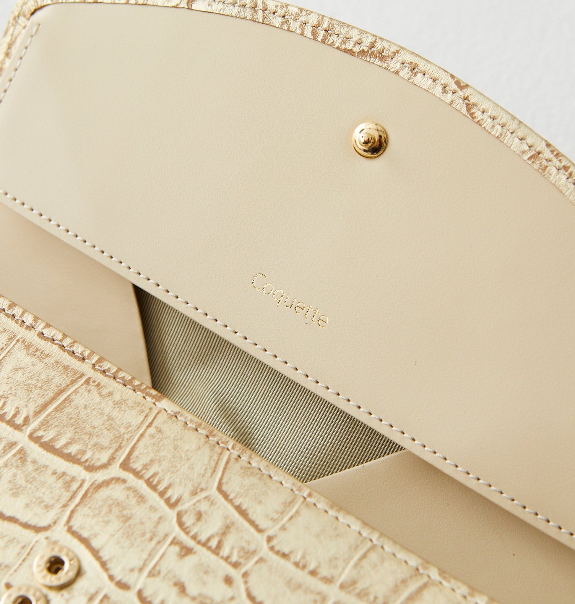 Long Garcon (Croco embossed） - Coquette Online Shop