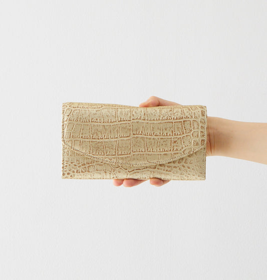 Long Garcon (Croco embossed） - Coquette Online Shop