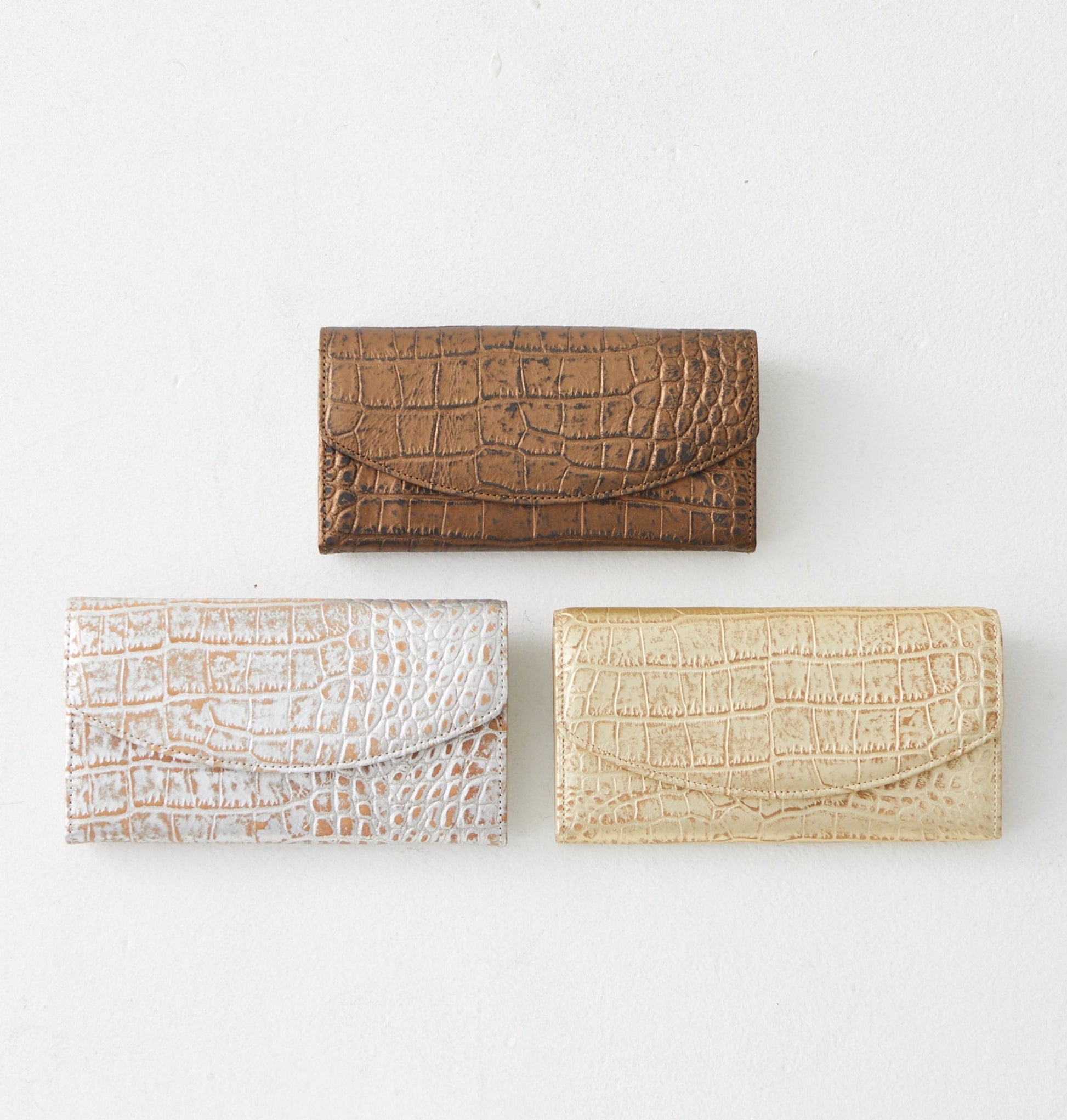 Long Garcon (Croco embossed） - Coquette Online Shop