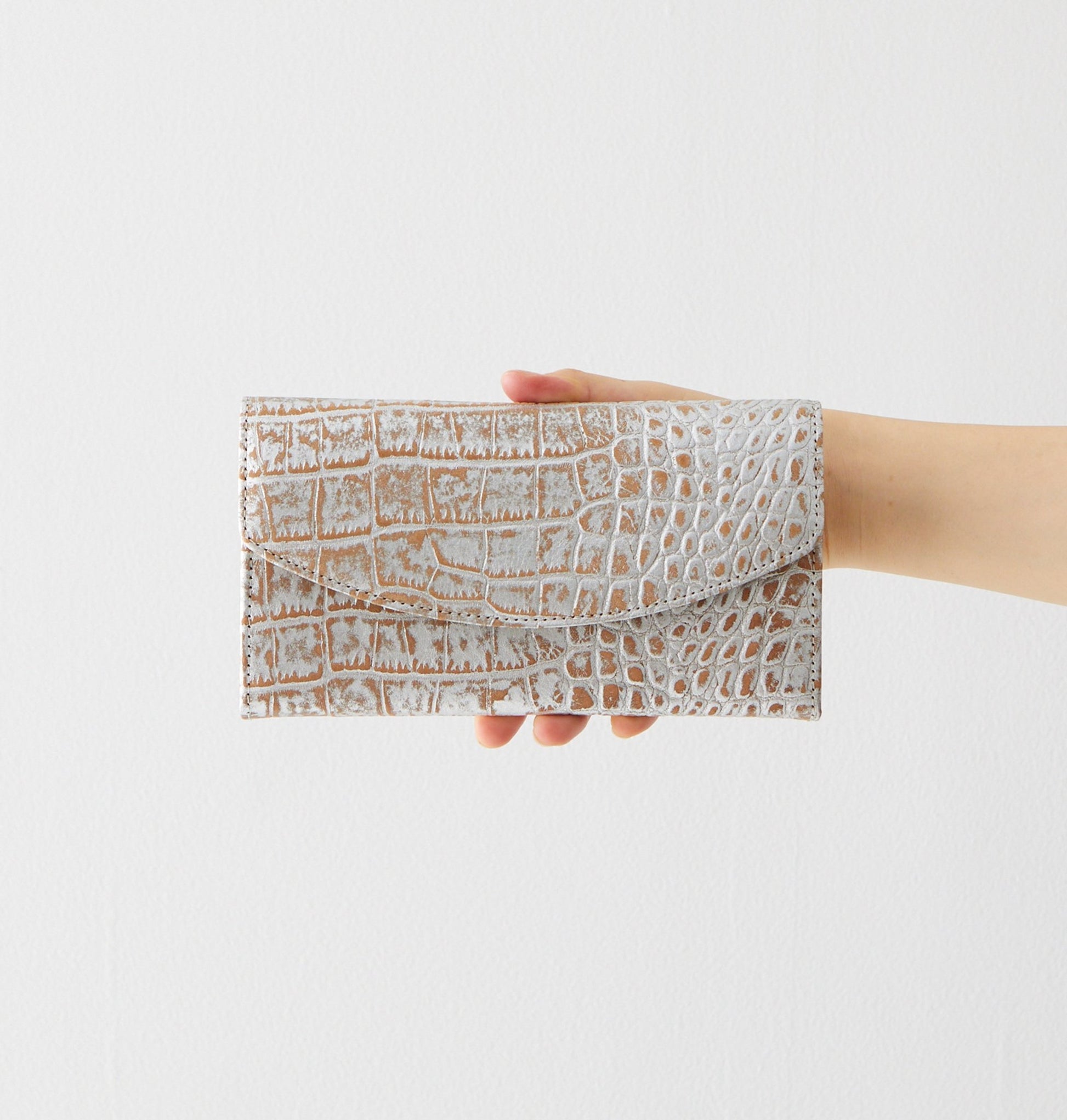 Long Garcon (Croco embossed） - Coquette Online Shop