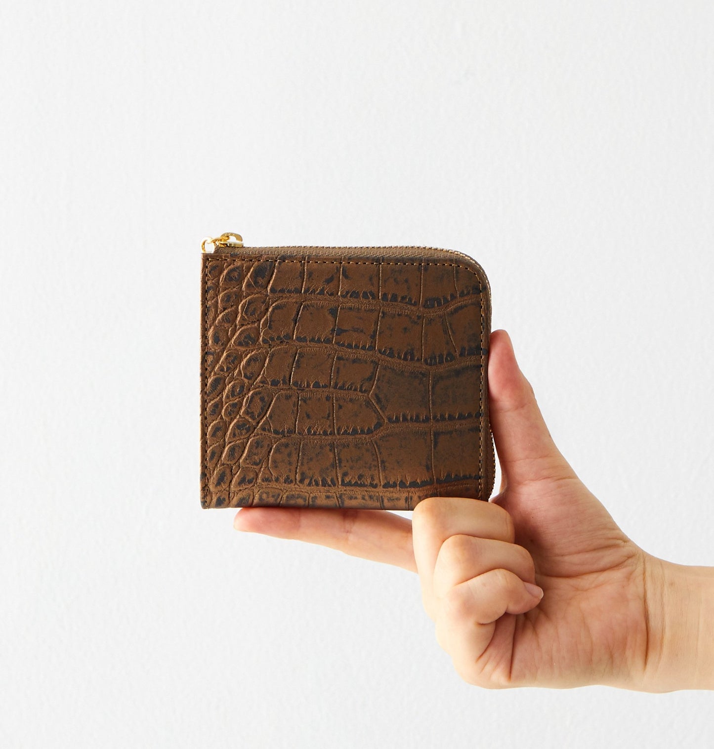 Lzip S (Croco embossed） - Coquette Online Shop