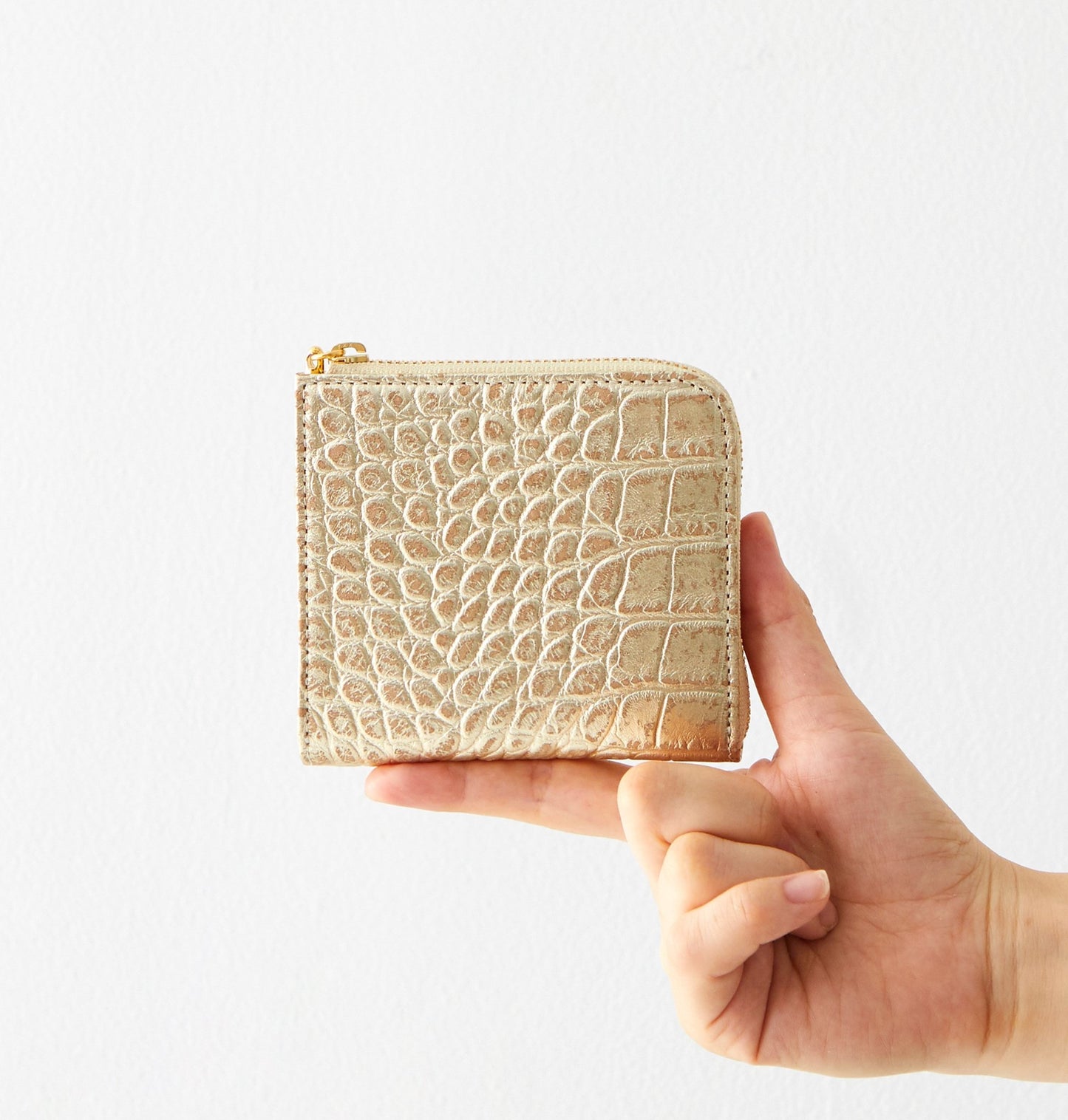 Lzip S (Croco embossed） - Coquette Online Shop