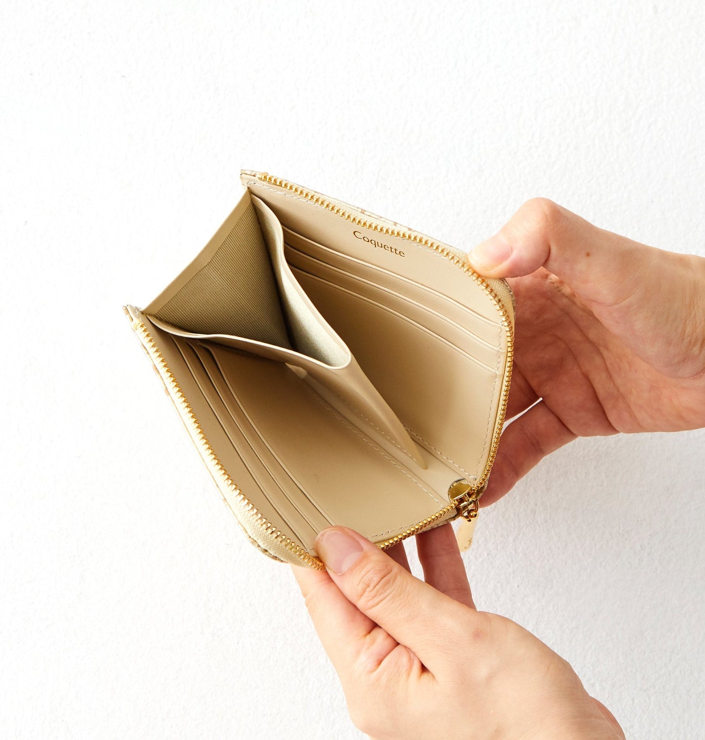 Lzip S (Croco embossed） - Coquette Online Shop