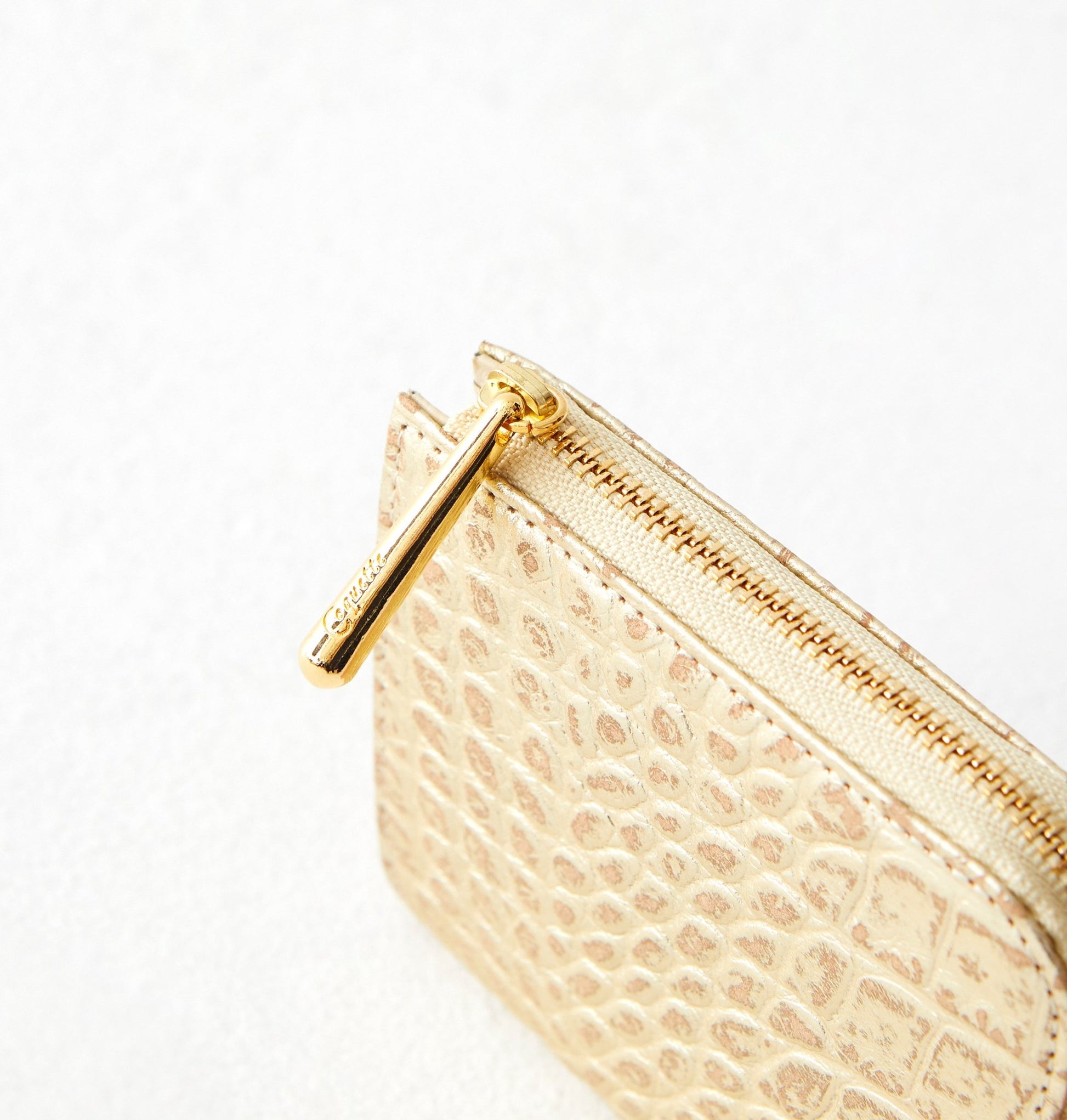Lzip S (Croco embossed） - Coquette Online Shop