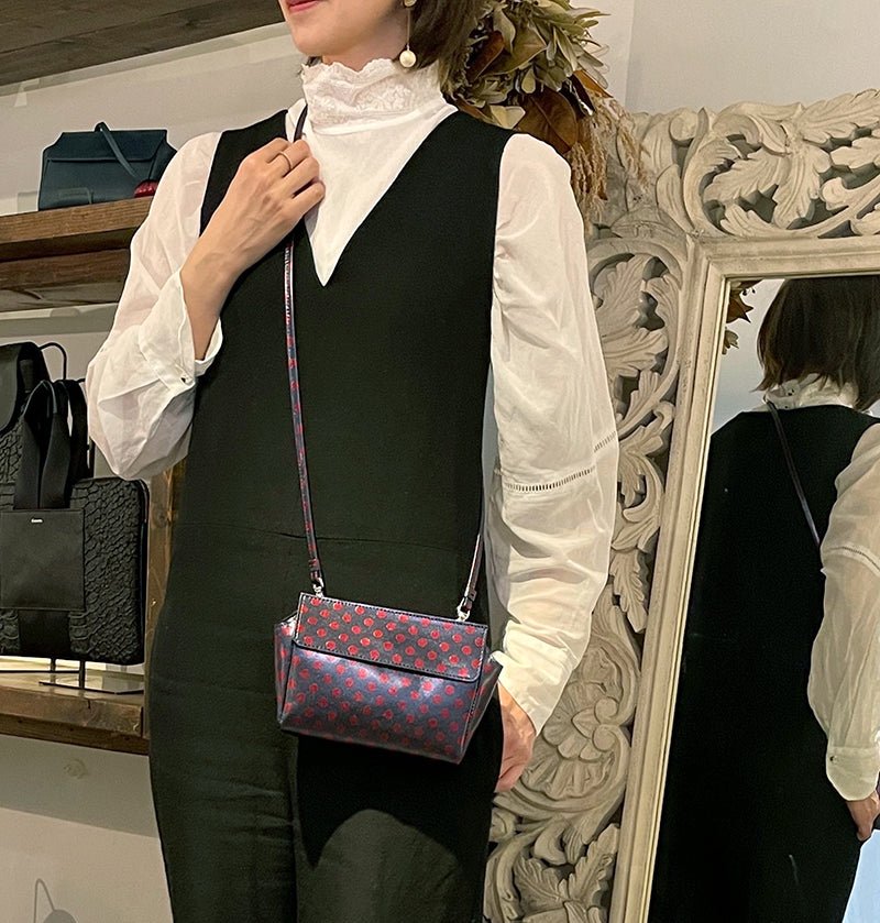 MINI LOU（ミニ ルー）ショルダーバッグ （水玉柄） - Coquette Online Shop