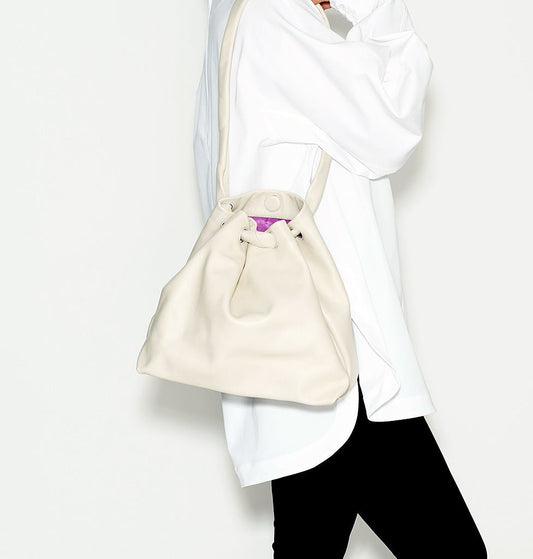 Robin 巾着バッグ アイボリー - Coquette Online Shop