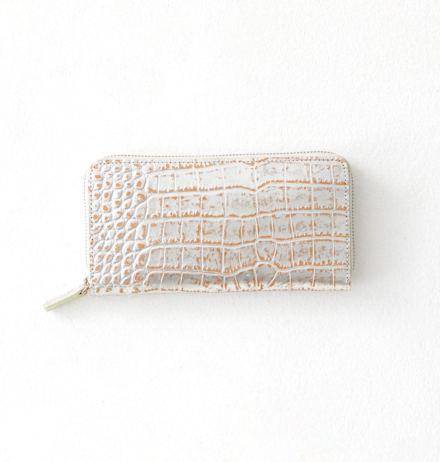 Round Zip (Croco Embossed) - Coquette Online Shop