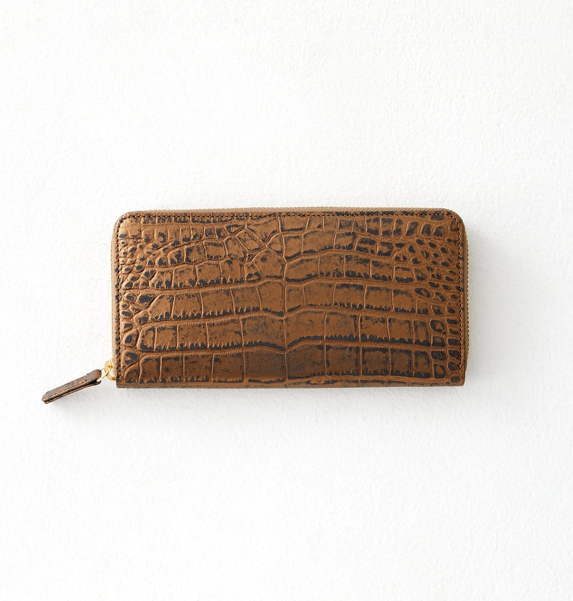 Round Zip (Croco Embossed) - Coquette Online Shop