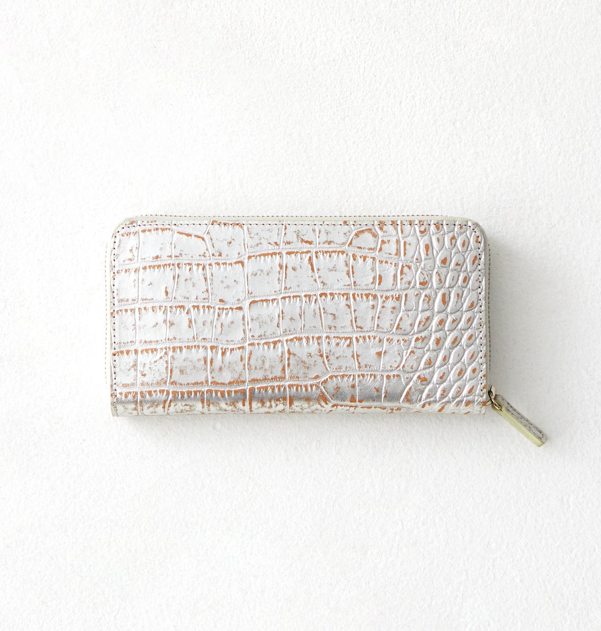 Round Zip (Croco Embossed) - Coquette Online Shop