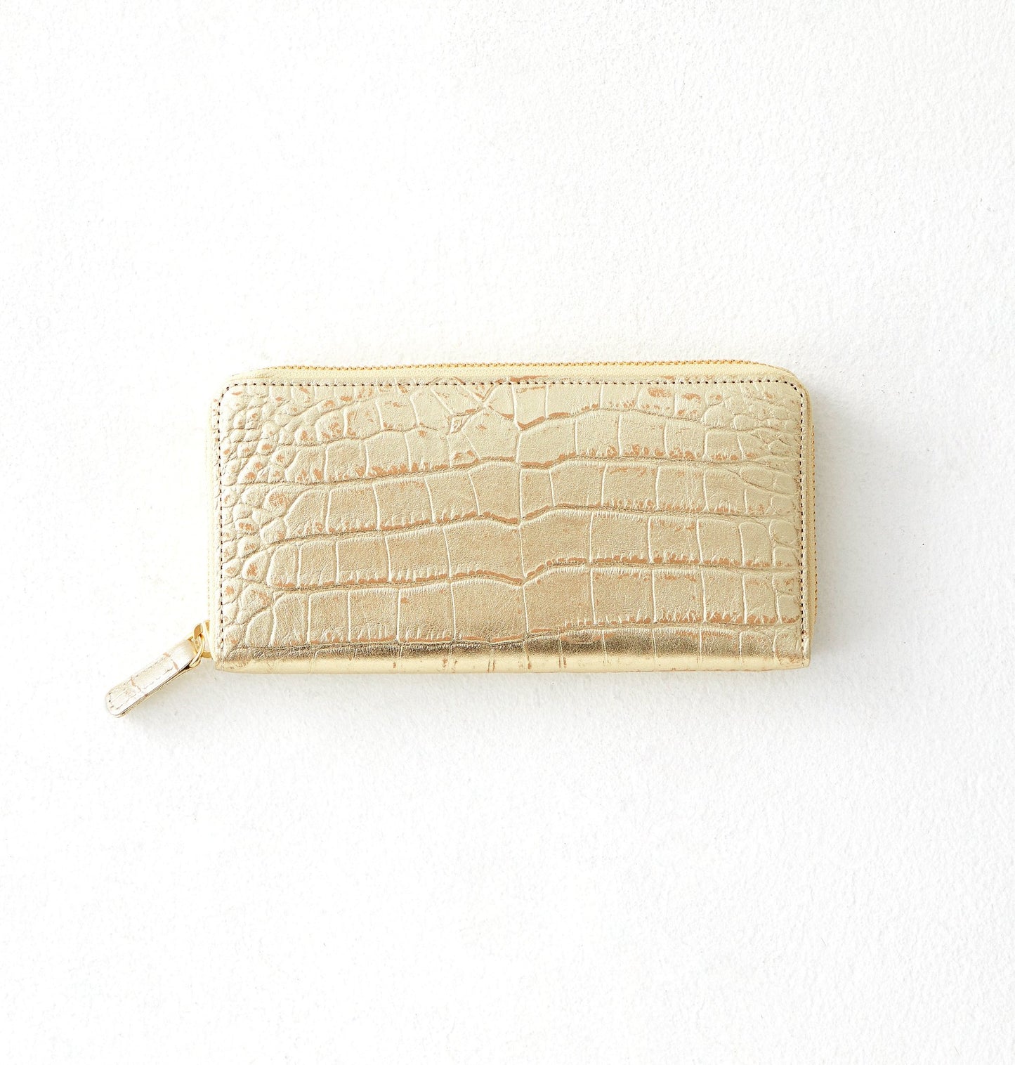 Round Zip (Croco Embossed) - Coquette Online Shop