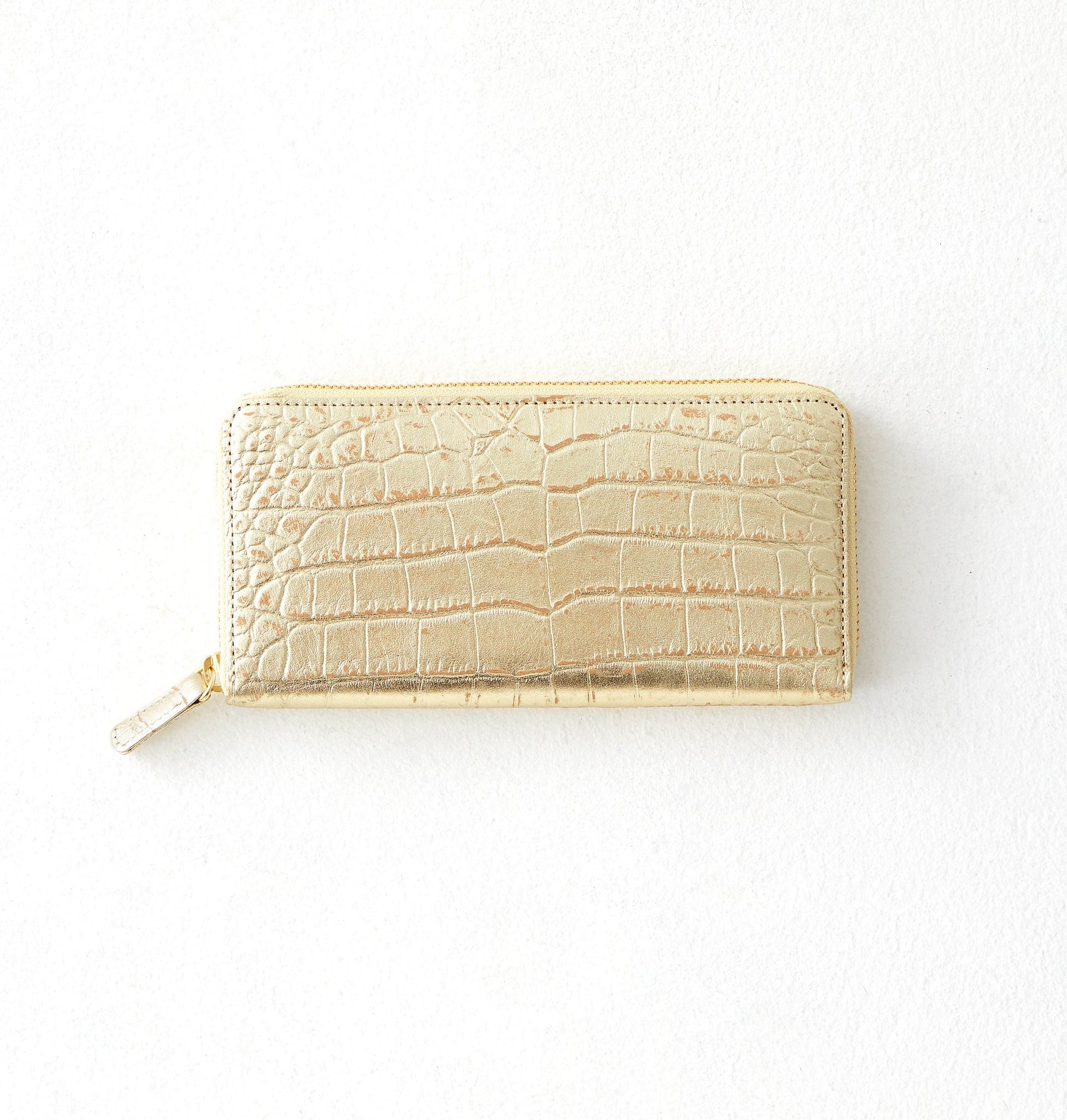Round Zip (Croco Embossed) - Coquette Online Shop